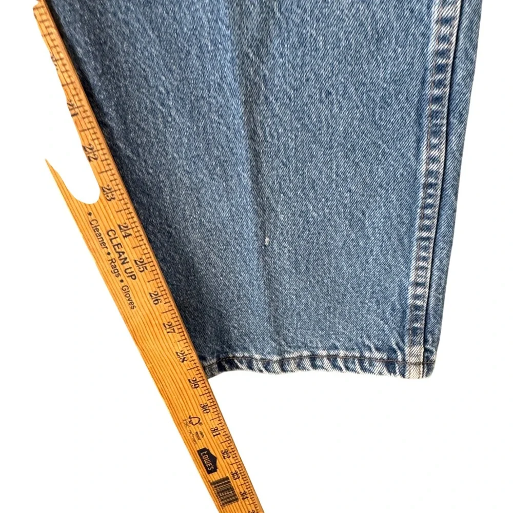 VTG Y2K Rustler by Wrangler Mens‎ 42x29 Jeans Light Wash Workwear Denim